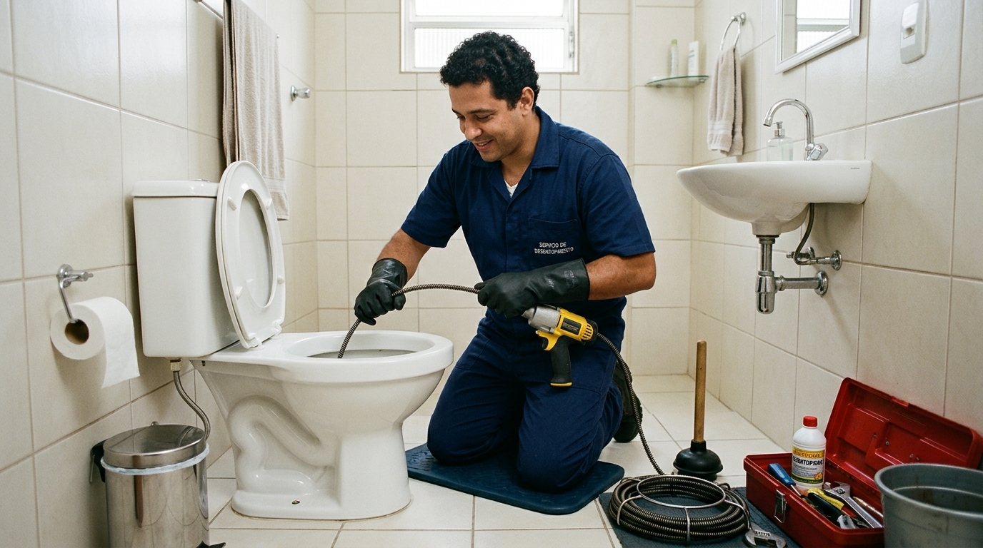 Atendimento em Vaso Sanitário em Limeira‑SP