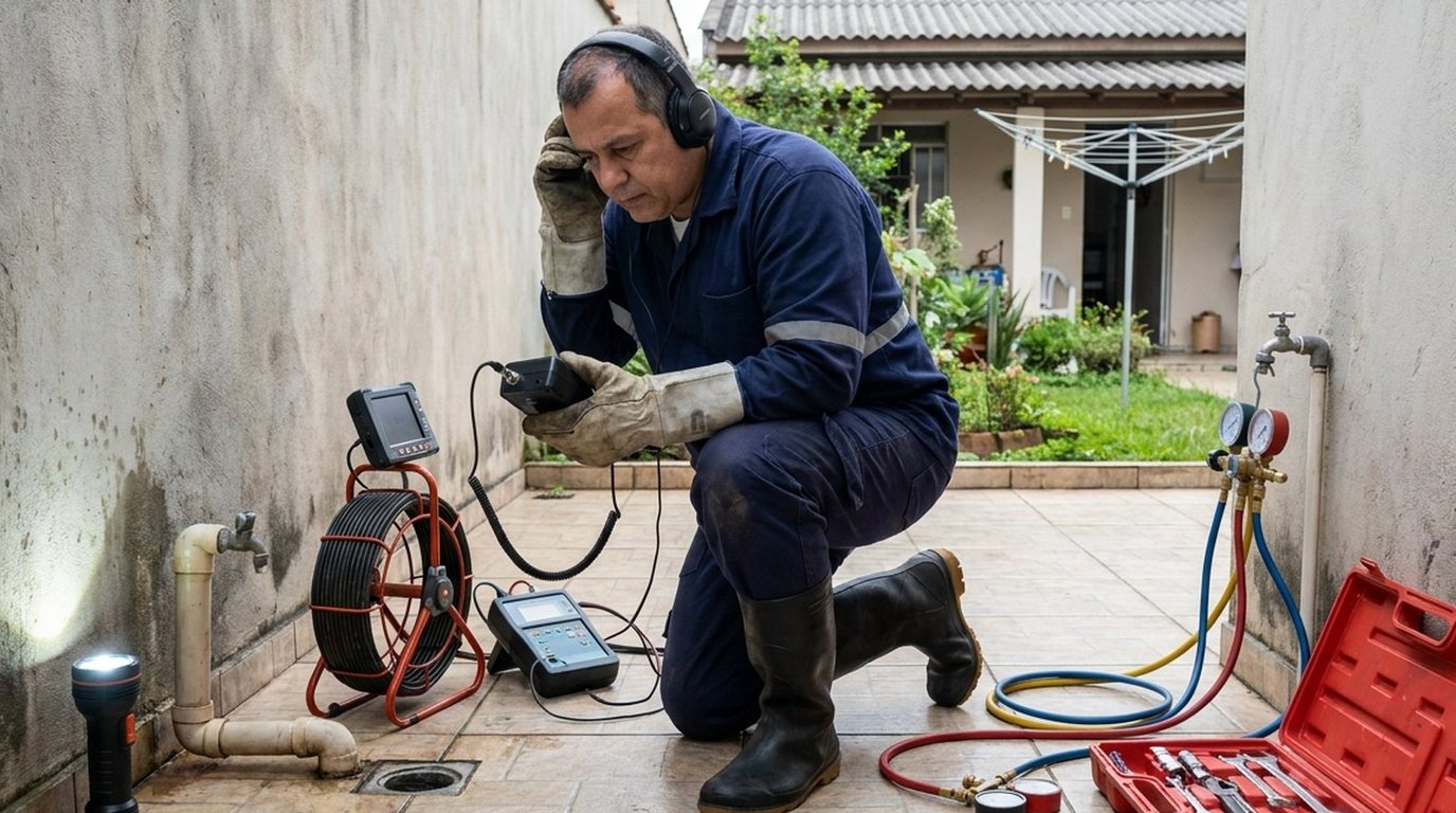 Inspeção da Rede de Água em Limeira‑SP
